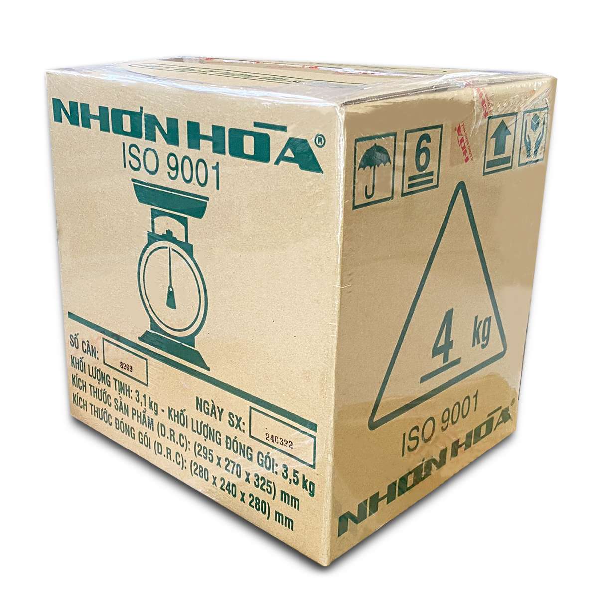 Cân Nhơn Hòa 4 kg mặt số 8 inches
