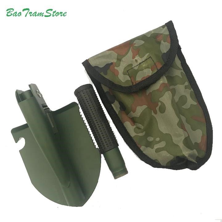 Xẻng đa năng mini 4 trong 1, dụng cụ làm vườn đa năng, tiện dụng cho công việc làm vườn.