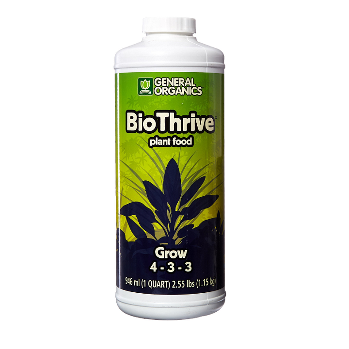 Phân bón hữu cơ general organic biothrive grow 4-3-3 hàng xách tay từ usa 946ml