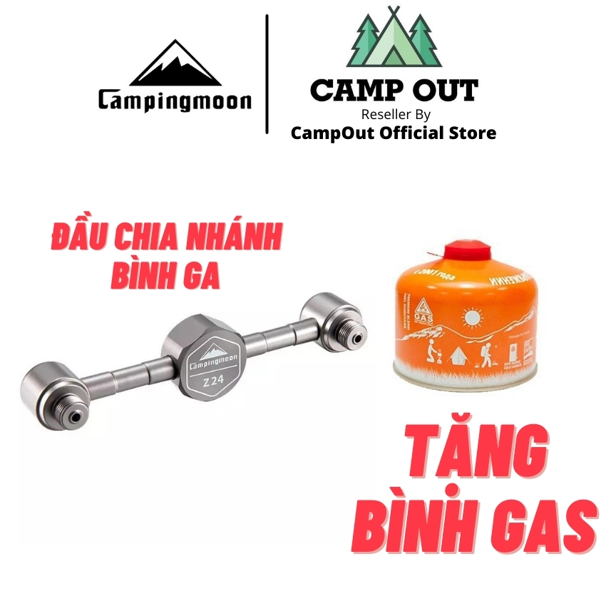 Campingmoon đồ cắm trại campingmoon campoutvn adapter chia nhánh bình ga cắm trại dã ngoại du lịch Z24 campout A078