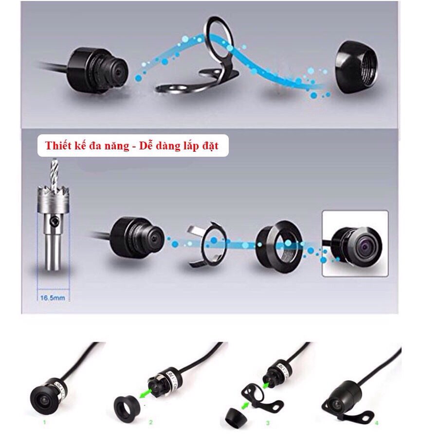 CAMERA LÙI XE HƠI XL135 ĐẢO CHIỀU