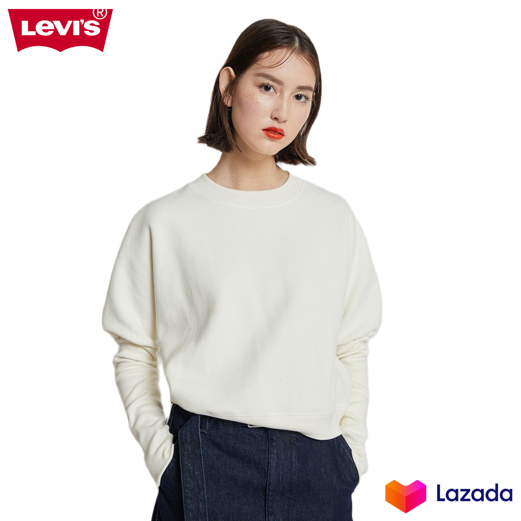 LEVI'S - Áo Nỉ Nữ Tay Dài 18927-0001
