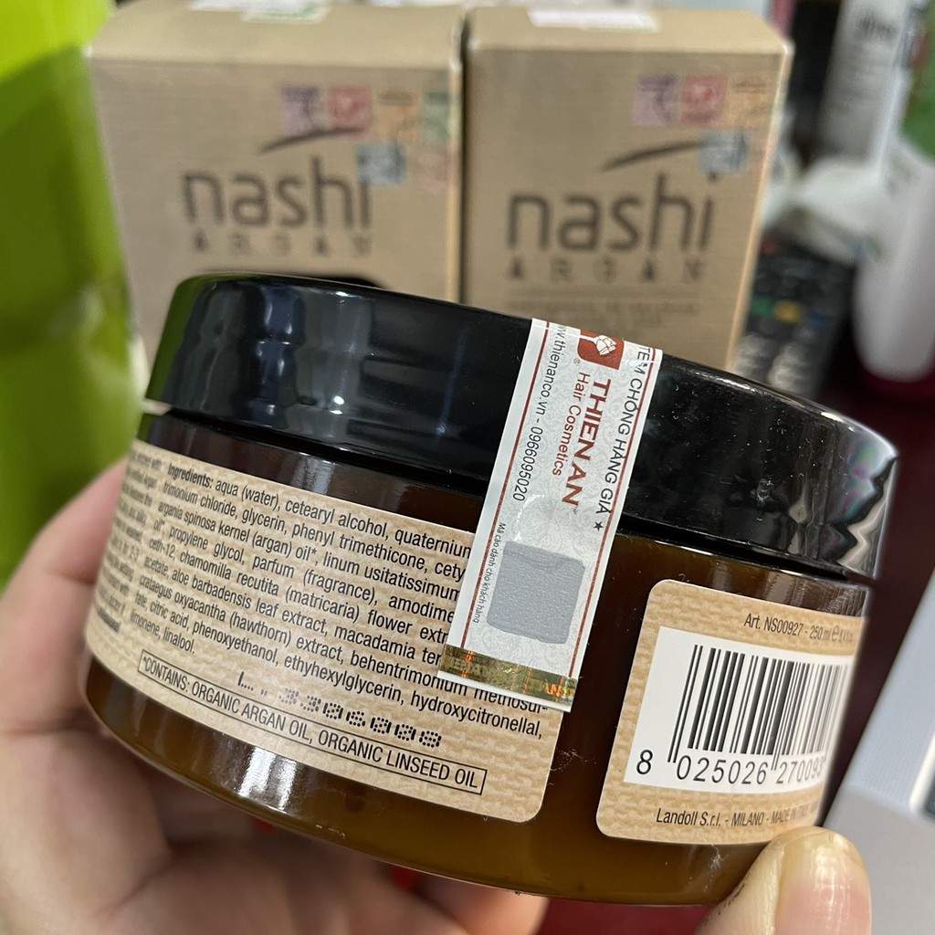 Dầu hấp nuôi dưỡng tóc Nashi Argan Classic Deep Infusion 250ml