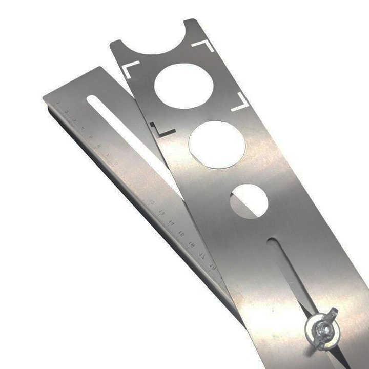 Thước Lấy Dấu Khoan Lỗ Thi Công Ốp Lát