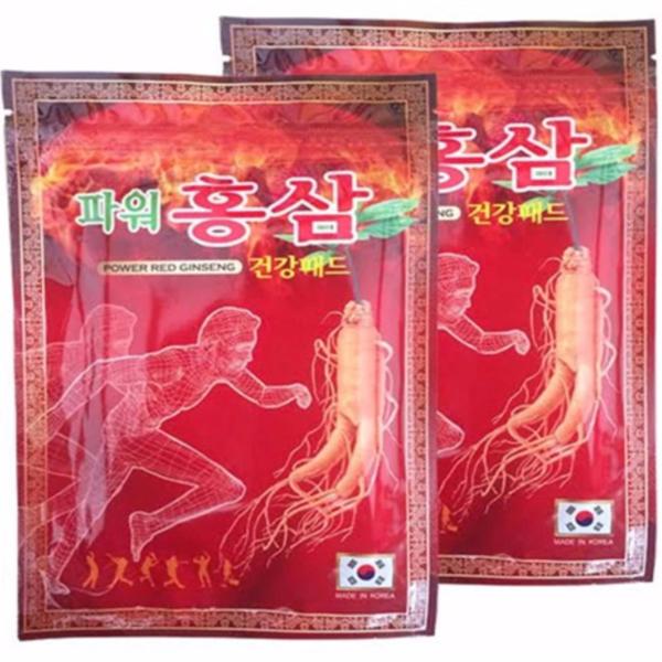 Cao dán hồng sâm đỏ Hàn Quốc túi 20 miếng combo 2 túi