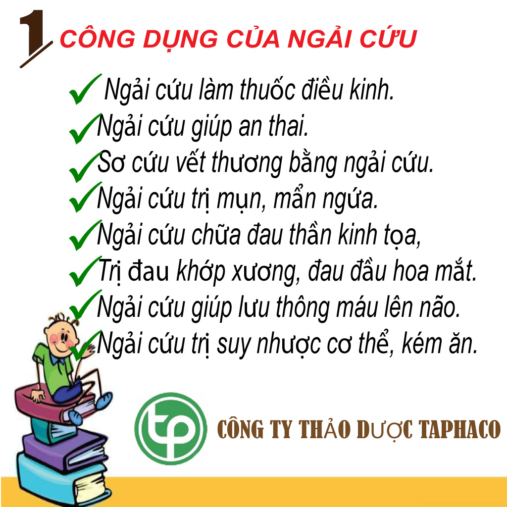 Ngải cứu sấy khô 1kg - Thảo Dược Tấn Phát - Hàng loại 1 chuyên dùng để pha trà tốt cho sức khỏe