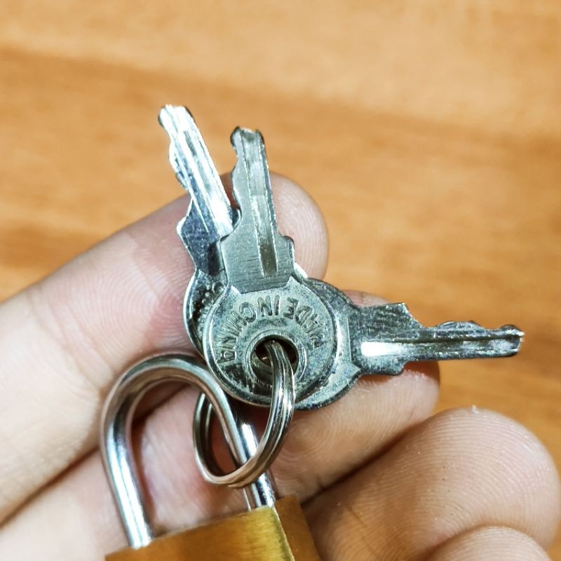 Ổ khoá mini vali bằng thau cỡ 20mm và 25mm