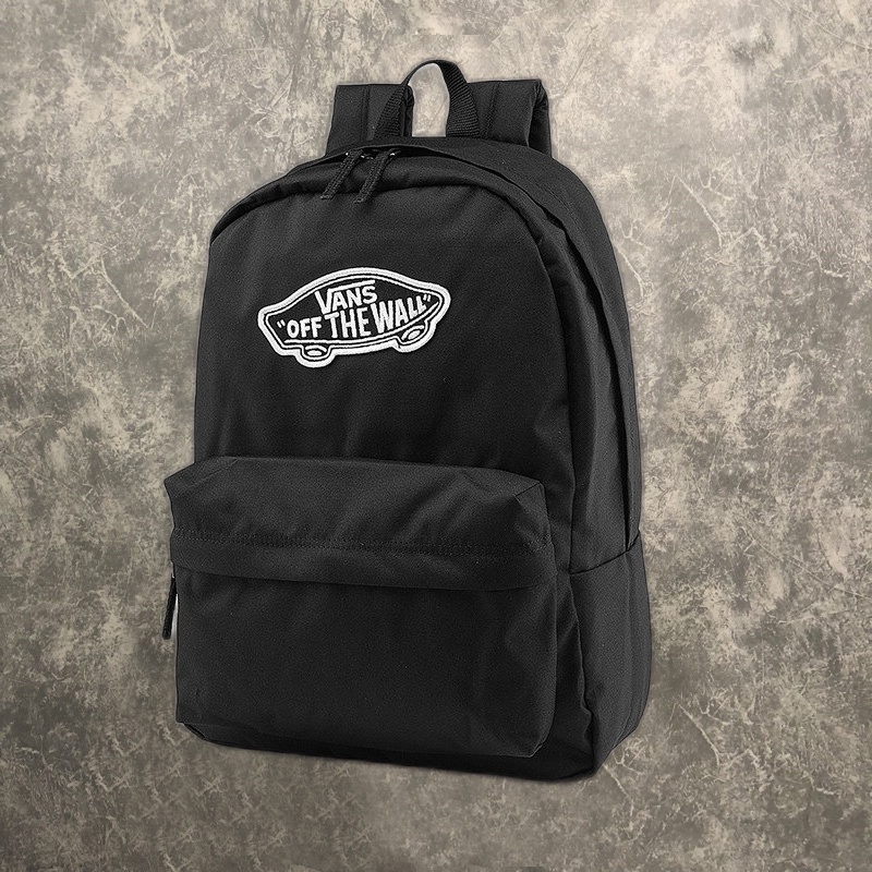 (Chính Hãng) (Tặng Túi Vải) Balo Vans Basic - Logo Đen Trắng (Có Sẵn - Full Tag)