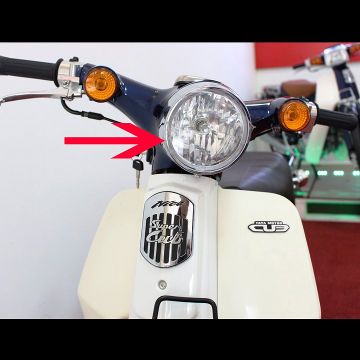 Bộ đèn pha xe CUB đời mới [ CUB 81 ]- Chóa đèn pha xe Cub đời mới