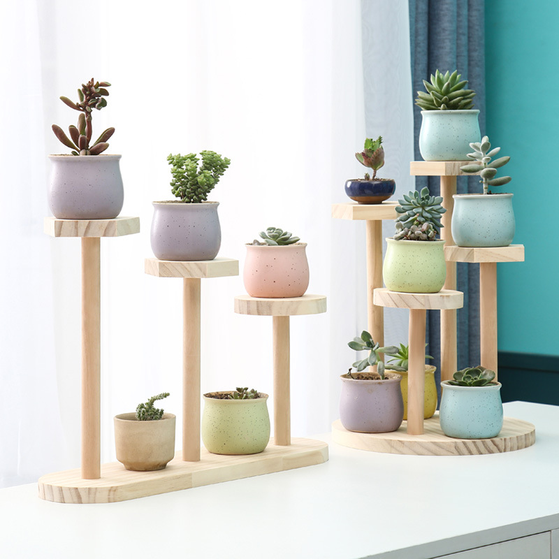 Kệ Decor Bàn Làm Việc APF Gỗ Thông