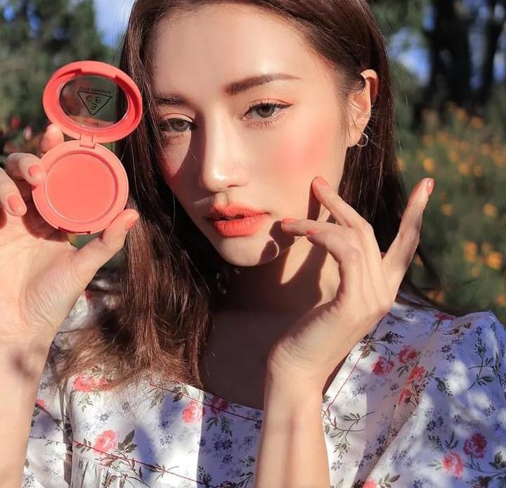 [HCM]Phấn má dạng nén ?????? ???????? ?????? ?????????????? ?????????? ???????? màu Cam Đào