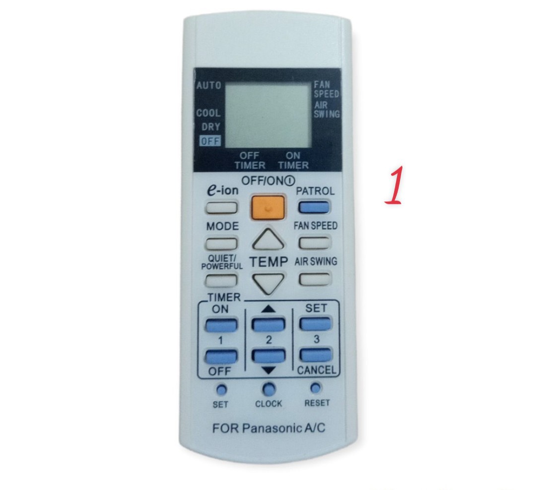 Điều khiển máy lạnh Panasonic nhiều loại / Remote máy lạnh Panasonic