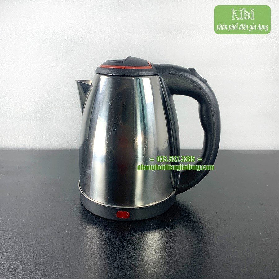 Ấm điện đun nước, ấm đun nước inox siêu bền (1.8 lít)