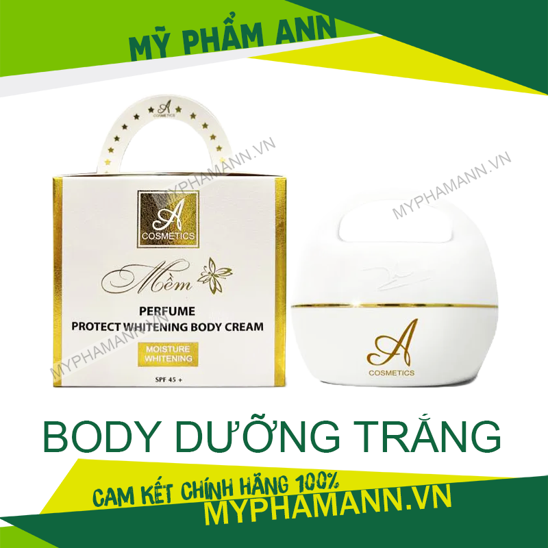 Kem body mềm nước hoa chính hãng - kem body chữ a cosmetics mỹ phẩm phương anh