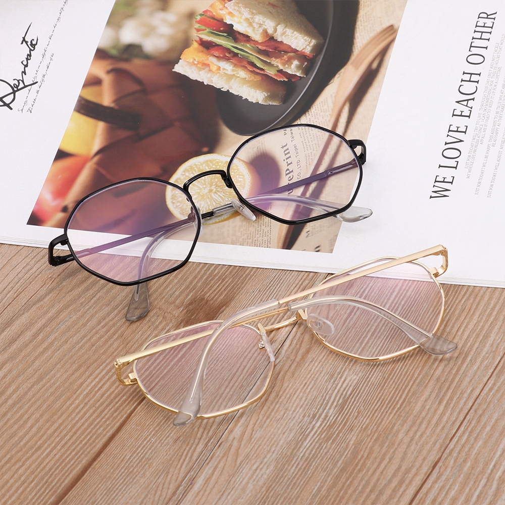 LIMRJ Mắt Kính Giả Cận Phong Cách Retro Thời Trang Kính Máy Tính kính Nam kính thời trang kính gọng tròn kính thời trang nữ