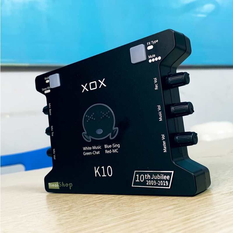 Sound Card Hát Karaoke Online XOX K10 10th Jubilee (2020)