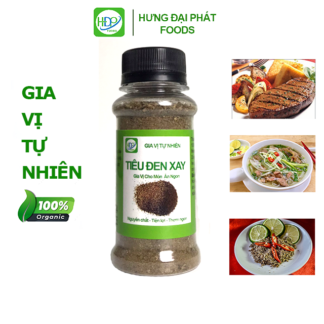 Tiêu đen xay tgfoods hũ 45g