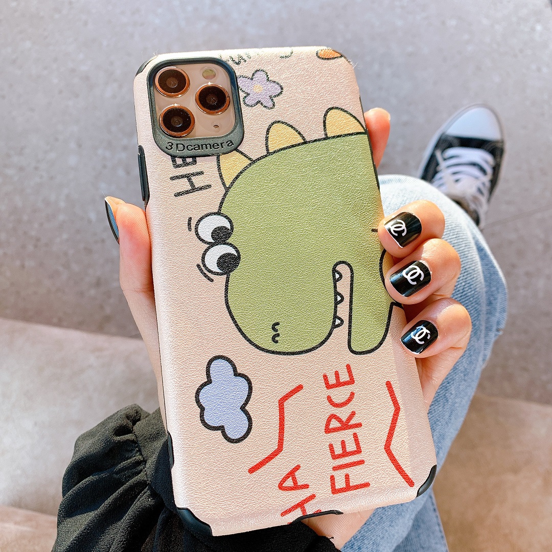 Ốp Lưng Da IMD Dino Ha Fierce