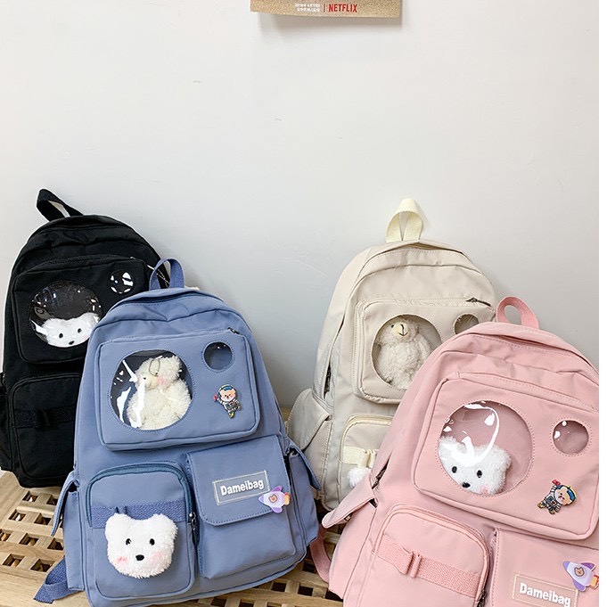 Balo ulzzang chống nước thời trang B101
