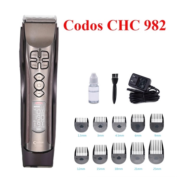 Tông đơ Codos 982, tông đơ cắt tóc thế hệ mới nhất từ hãng Codos Hàn Quốc