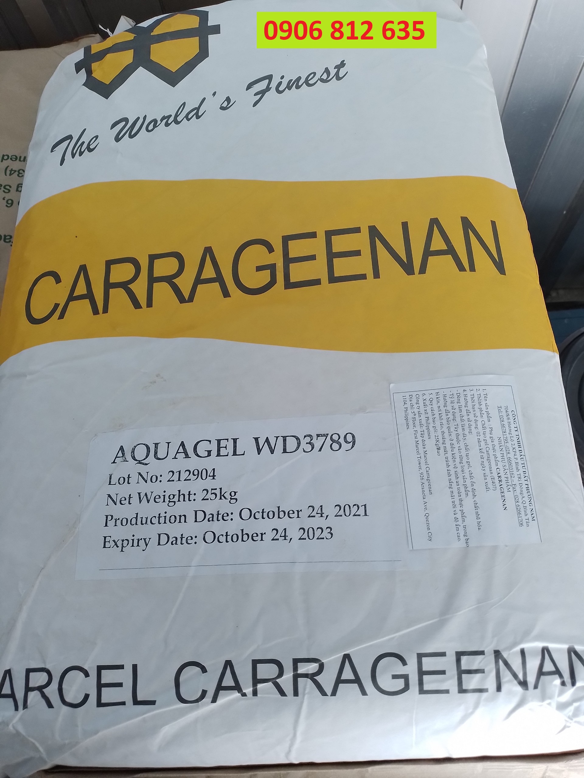 Bột thạch CARRAGEENAN 1KG_Dùng làm Thạch,rau câu (3789)(3663)
