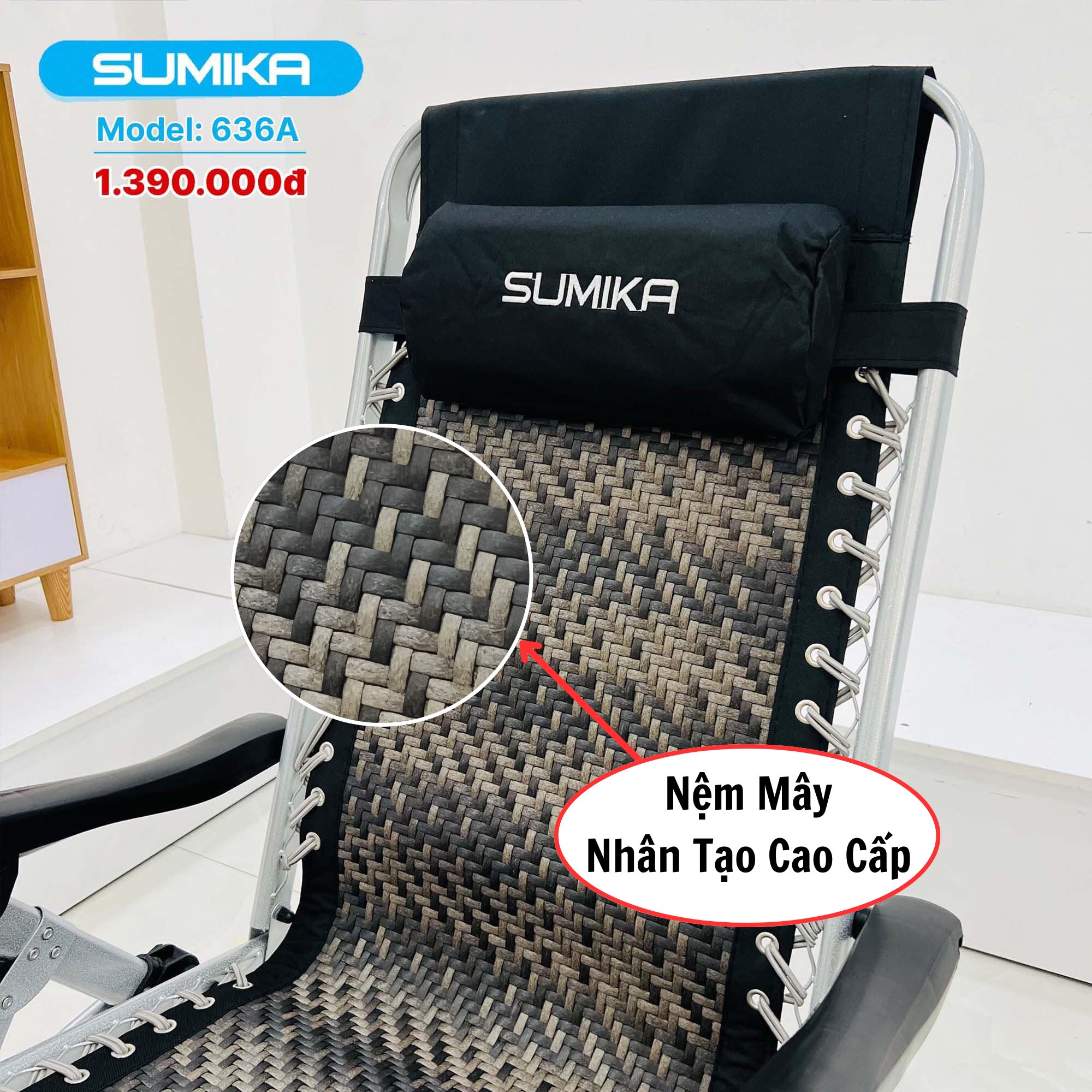 GHẾ THƯ GIÃN SUMIKA SK636A .