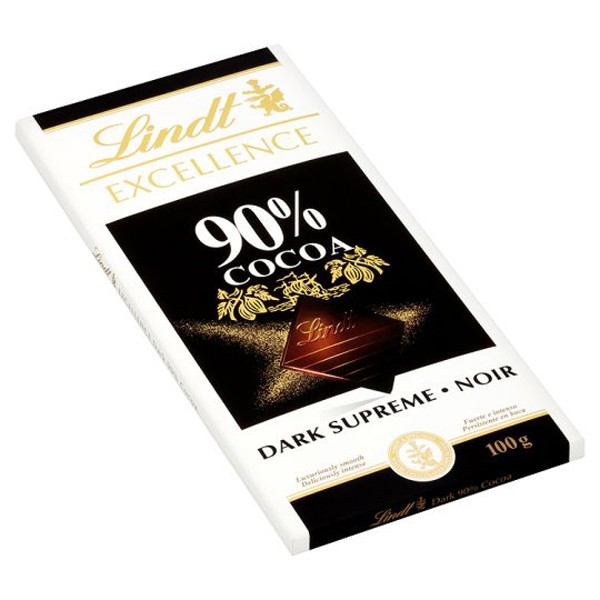 Sô cô la đen đắng LINDT 70% / 85% / 90% thanh 100g  - Đức