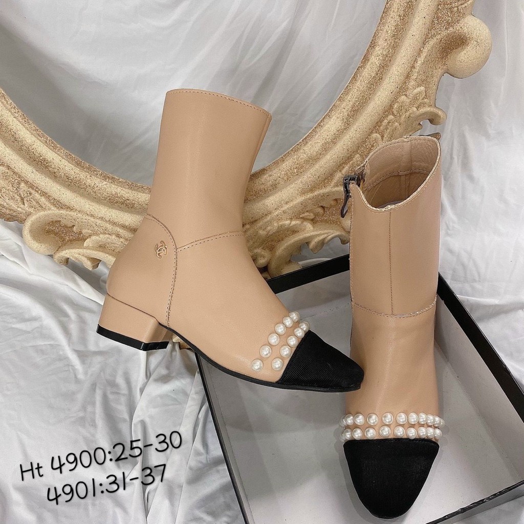 [HCM]Boot Da Sang Chảnh Xịn Xò Cho Bé Gái