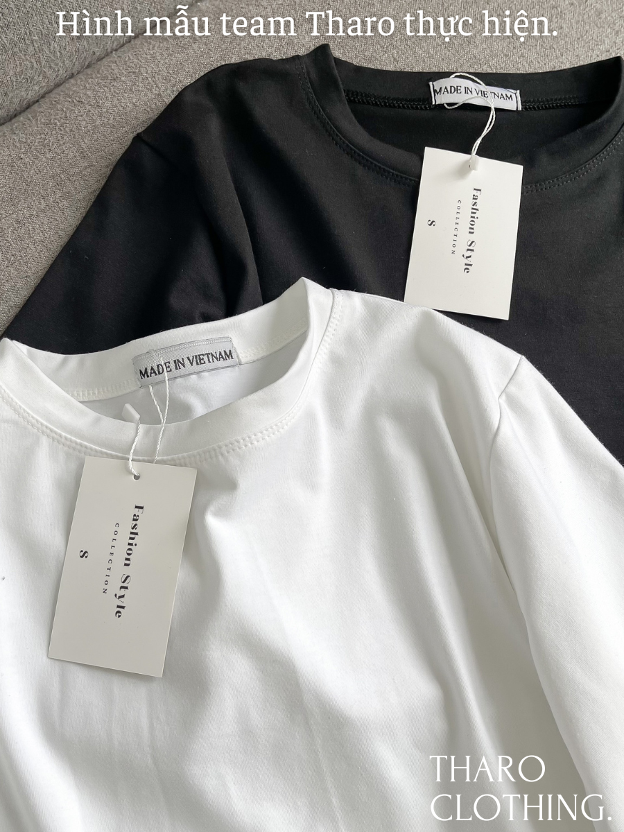 Áo Thun Tay Ngắn Basic, Dáng Croptop - Tharo Clothing [AO00133]