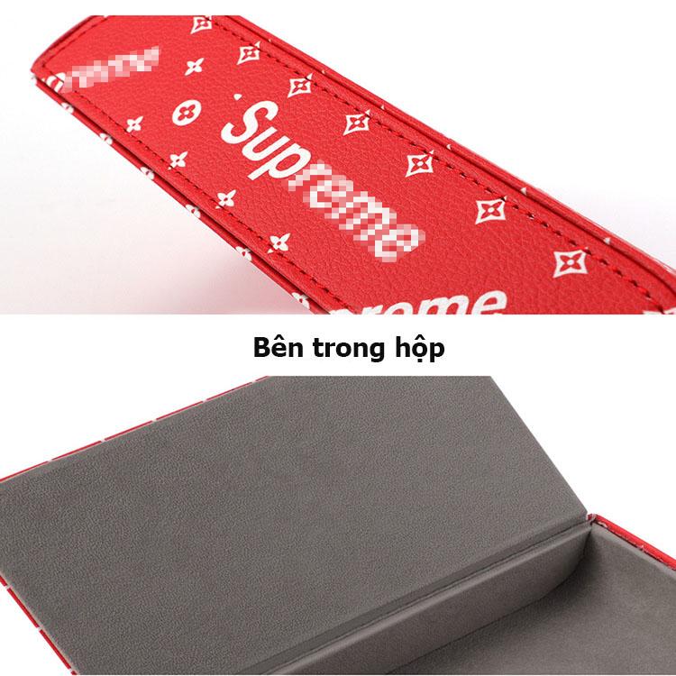 Hộp đựng khăn giấy, giấy ăn Supreme Da cao cấp
