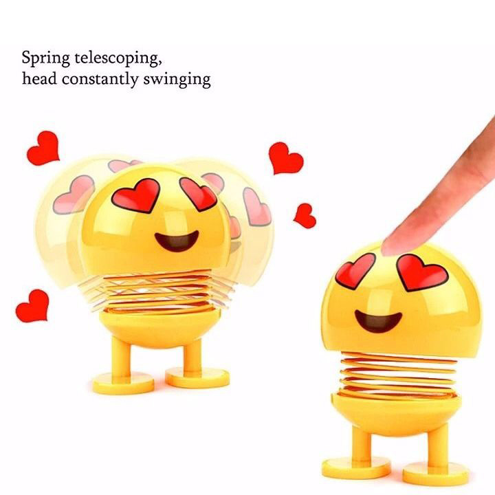 Funny spring emoji-hobby toy-learning desk car decoration ..