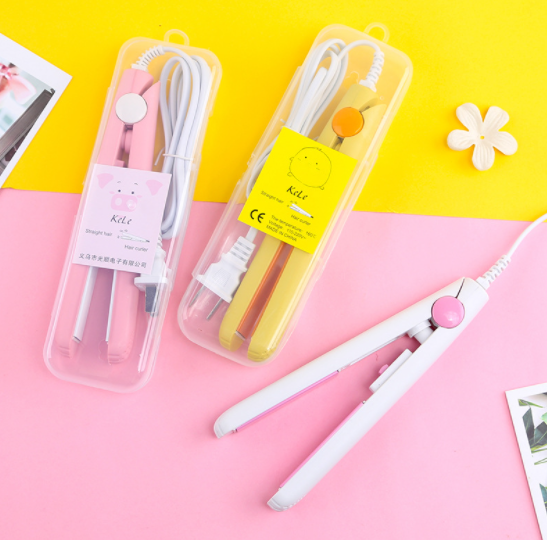 (SV Thủ Đức ) Máy uốn tóc mini, duỗi tóc , làm xoăn tóc KELE siêu cute và dễ dùng