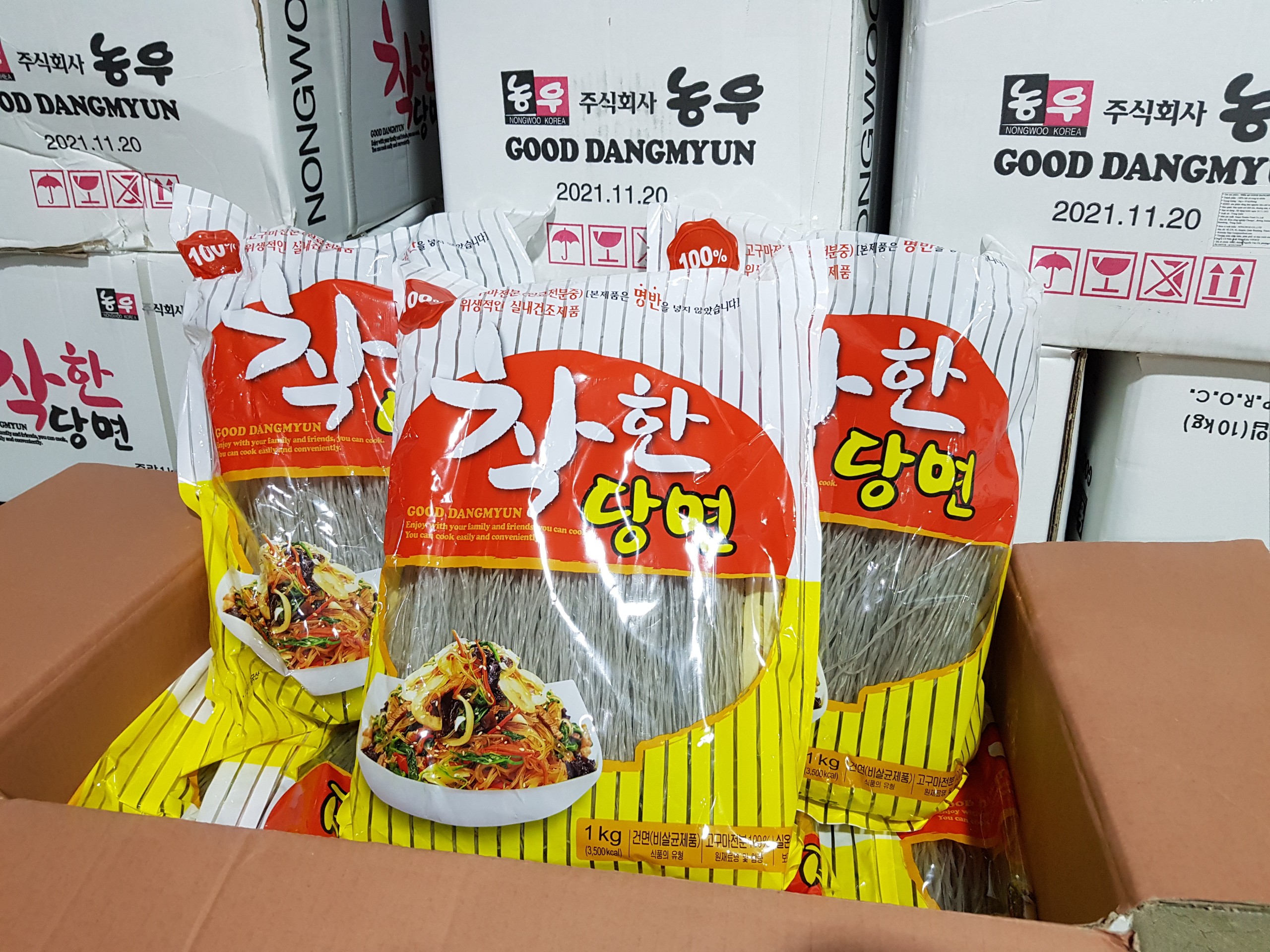 Miến Hàn Quốc Good Dangmyun Cao Cấp 1kg Miến Ăn Lẩu Hàn Quốc Miến Xào Hàn