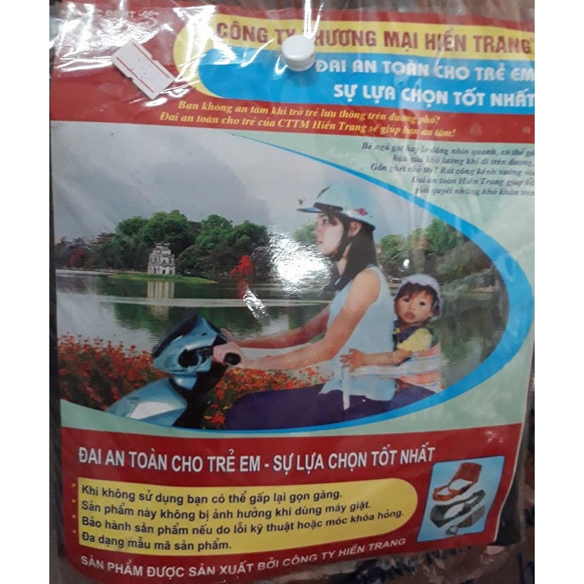 ◊ Đai ngồi xe máy cho bé Việt Nam