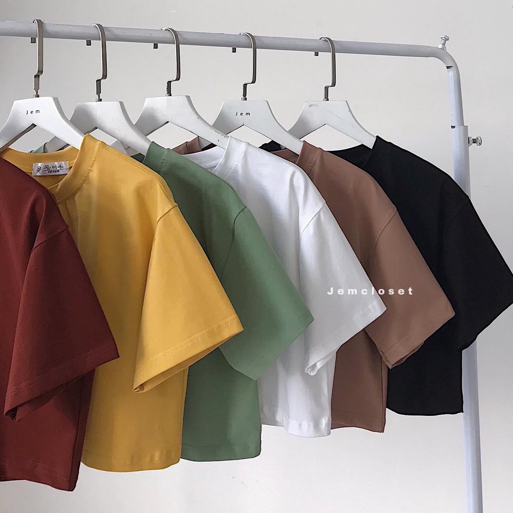 Áo Croptop Trơn ABI - 10084 (JEM CLOSET)