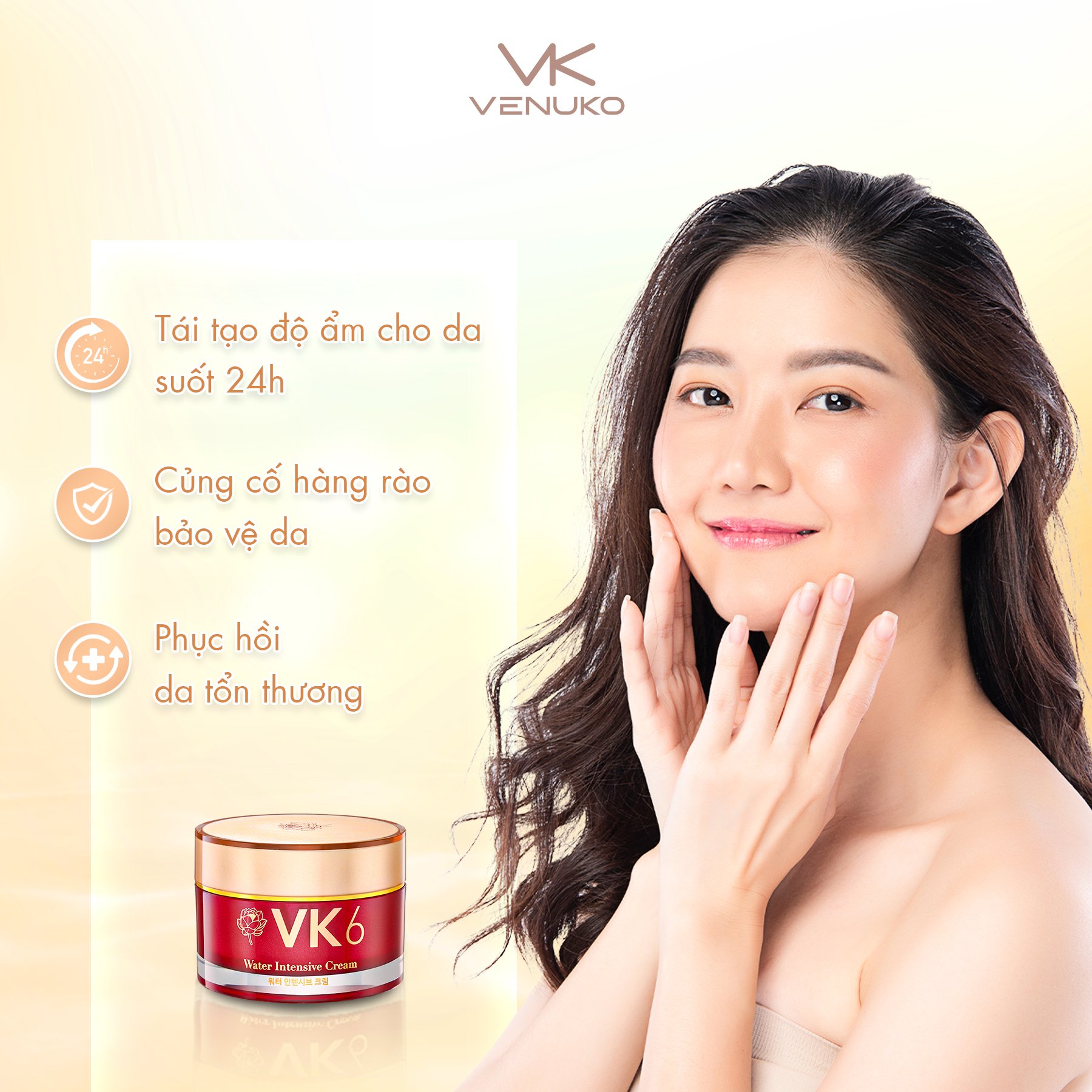 Kem dưỡng ẩm cấp nước VK6