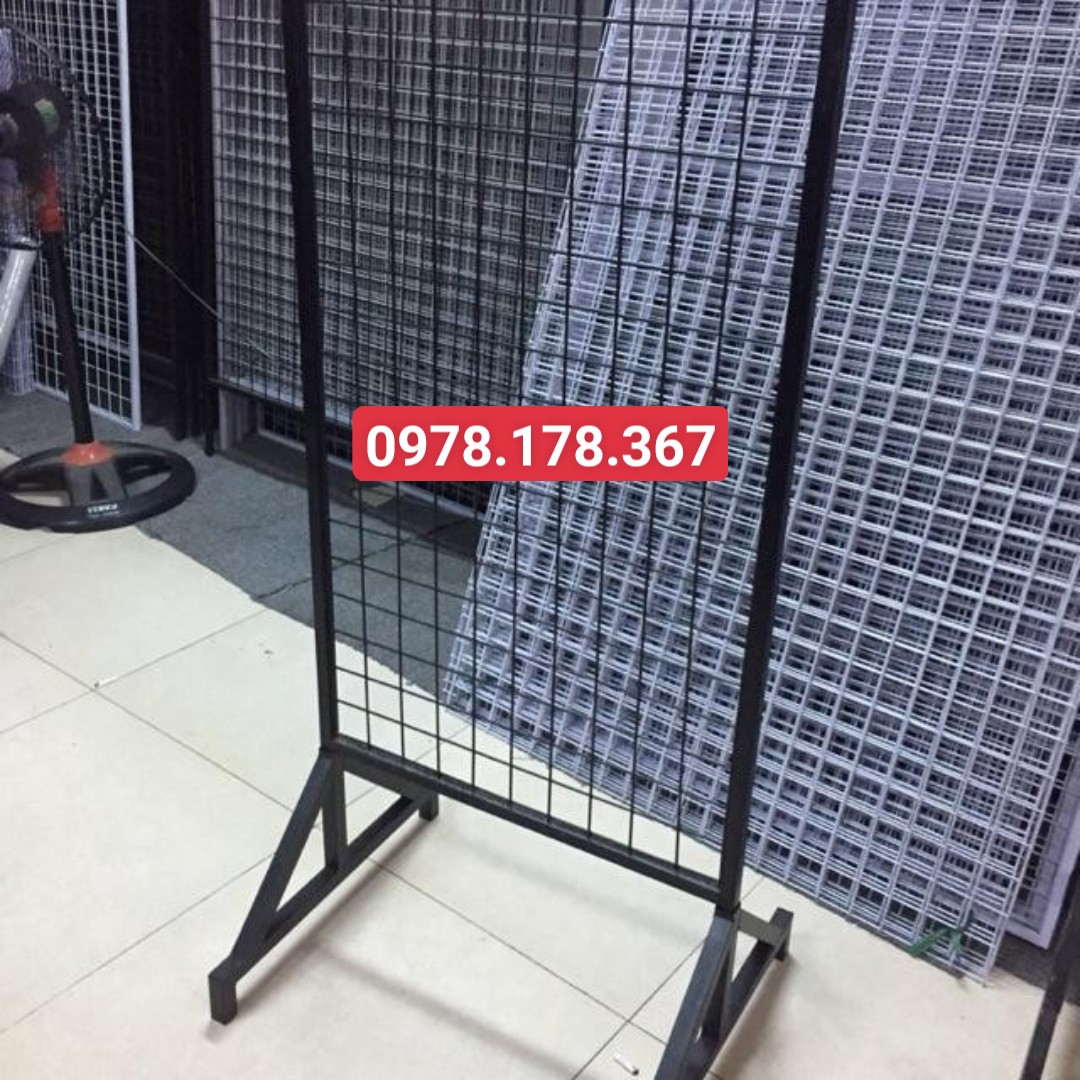Khung lưới có chân treo phụ kiện cao cấp - 1.2mx60