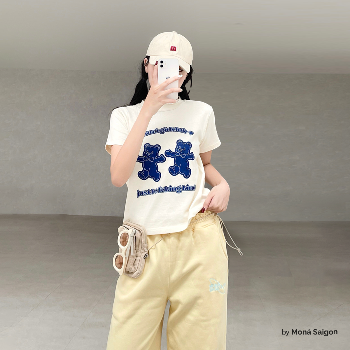 [VOUCHER 12%/149K] Áo thun baby tee MONÁ - GUMMY KEM
