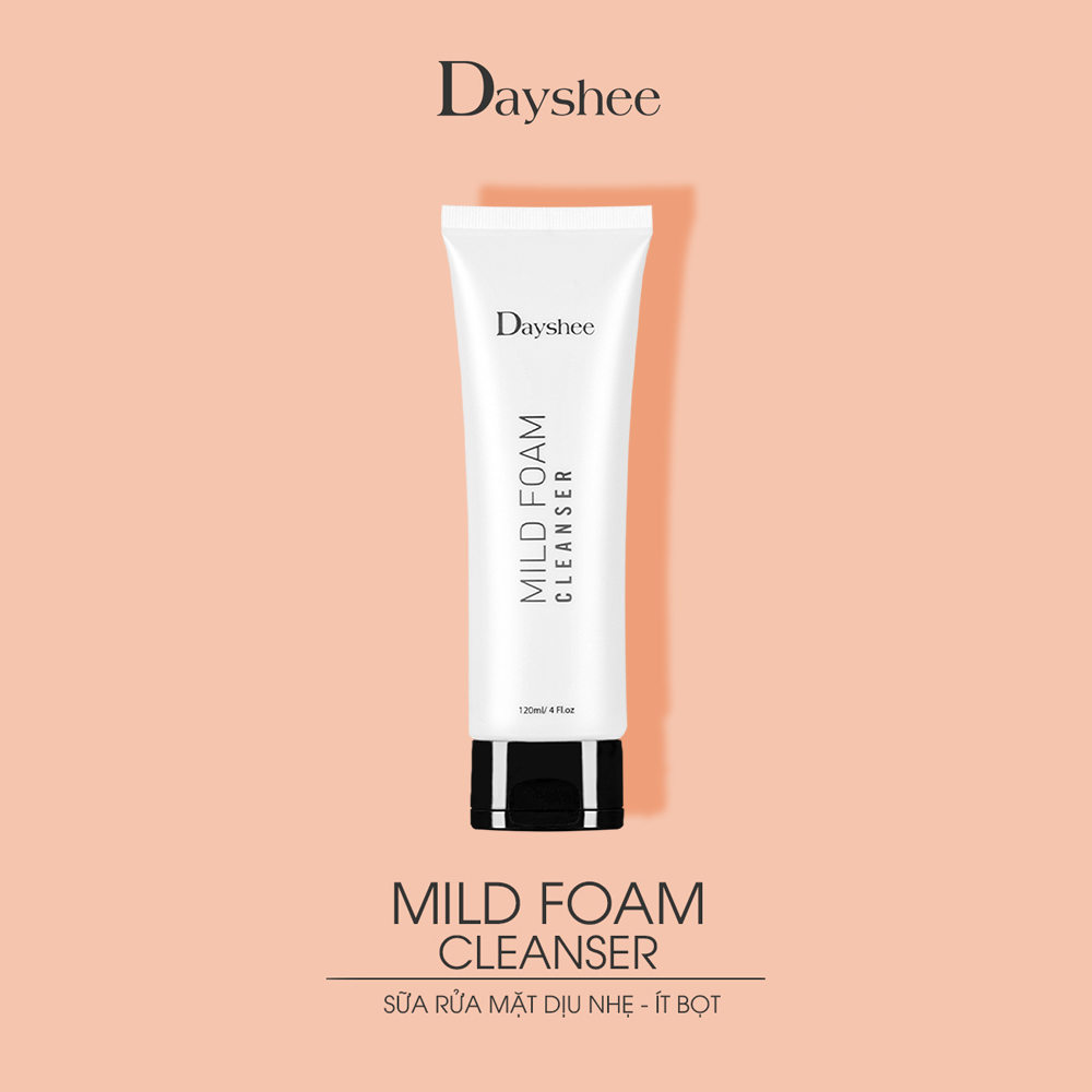 Dayshee Sữa Rửa Mặt Dịu Nhẹ Ít Bọt Mild Foam Cleanser 120ml
