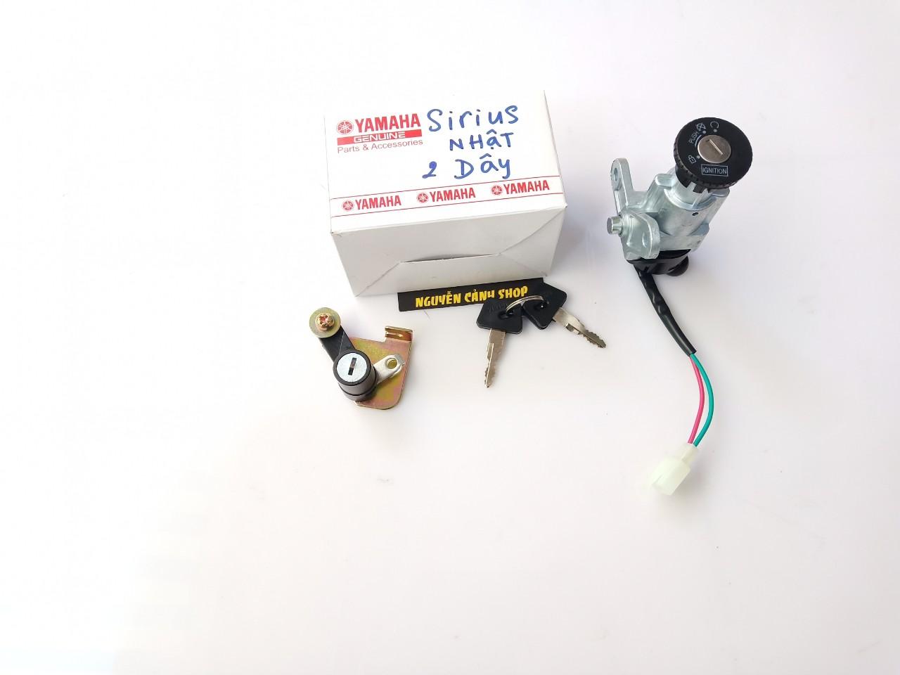 [HCM]ổ khóa xe sirius nhật 2 dây