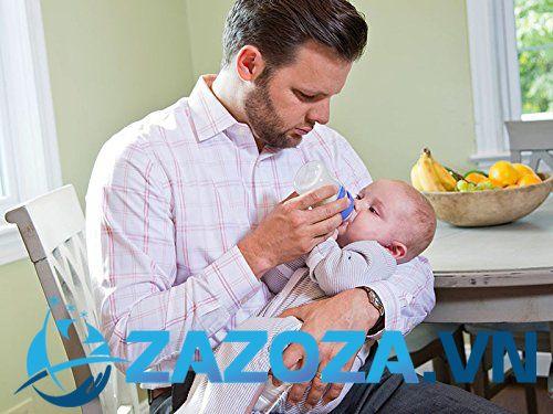 Bộ 3 bình sữa Lansinoh 240ml có núm ti nhập Mỹ