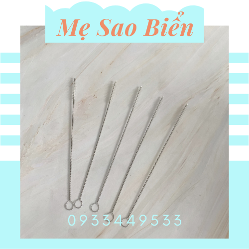 Dụng cụ cọ rửa ống hút cho bé