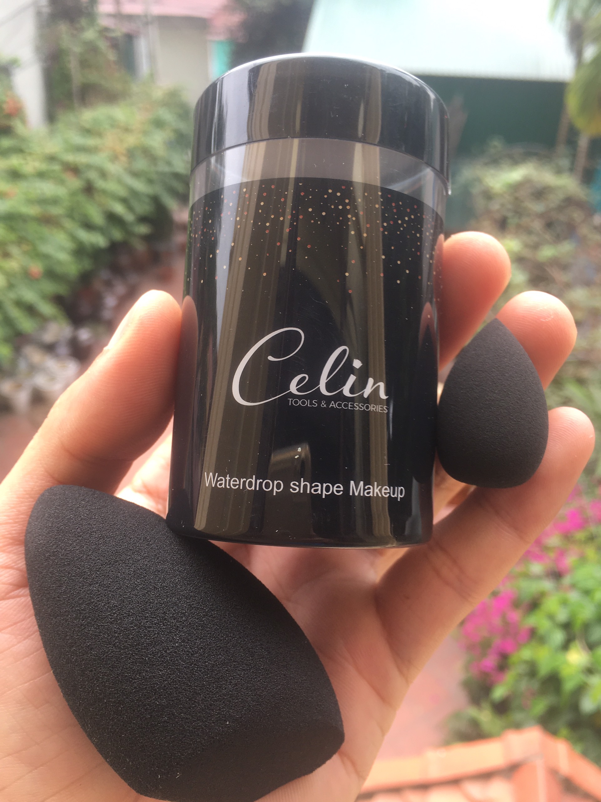 Hộp bông mút Celin 3 món cực mềm mại ăn phấn