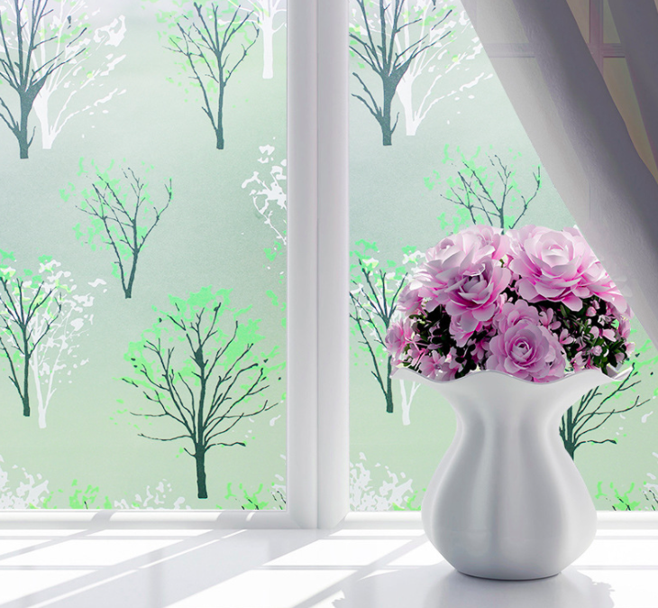Cuộn [5m x 45cm] Decal dán kính mờ có sẵn keo - nhiều mẫu