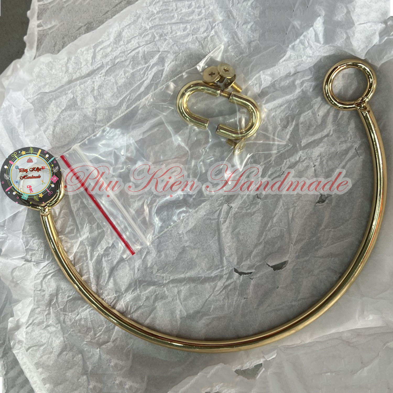 Thin C Strap with U-Ring for Making Handbags