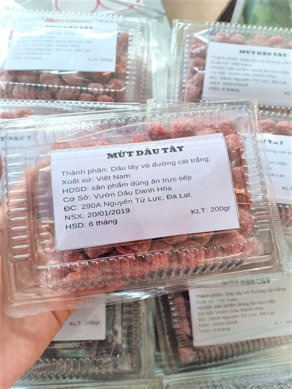 KẸO DÂU TÂY ĐÀ LẠT - 500G (NCFOODVN)