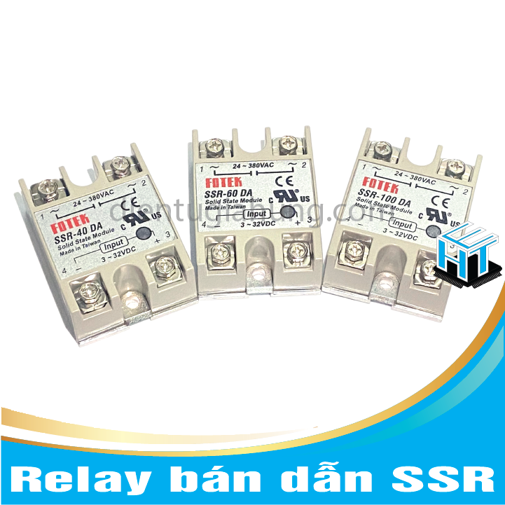 Relay bán dẫn SSR-40DA - 40A/60DA - 60A/100DA - 100A