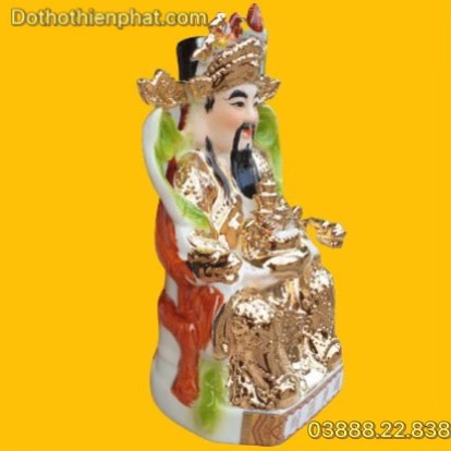 Tượng thần tiền thần phát 8in cao 20 cm