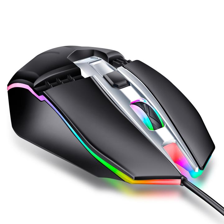 Chuột game k-snake m5 đèn led rgb màu tự thay đổi.