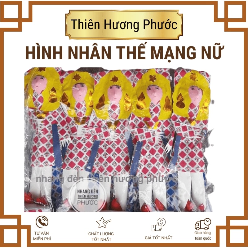 Hình nhân thế nữ nam cúng giải hạn xả xui bệnh tật